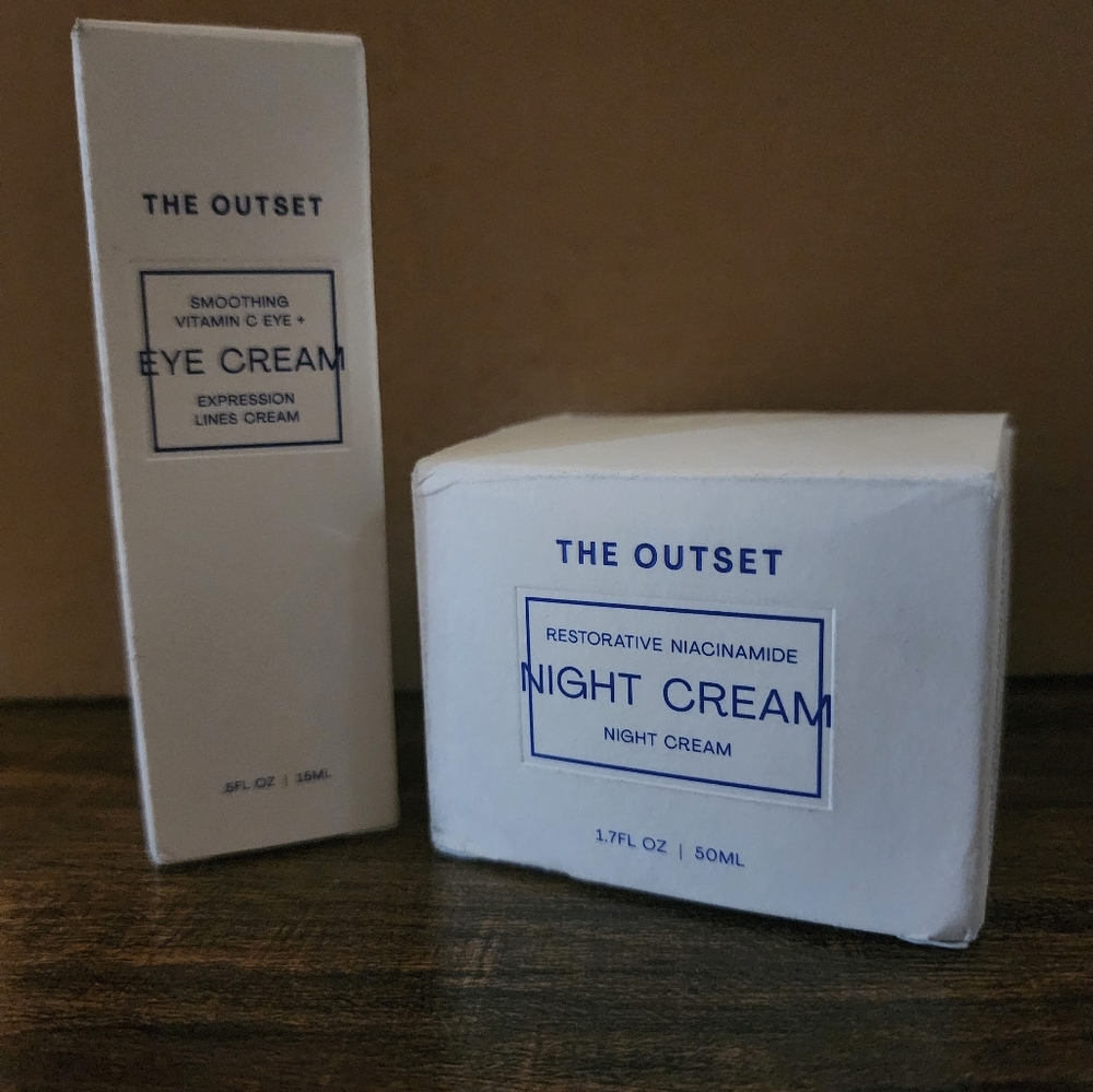 Outset Eye Cream and Night Cream